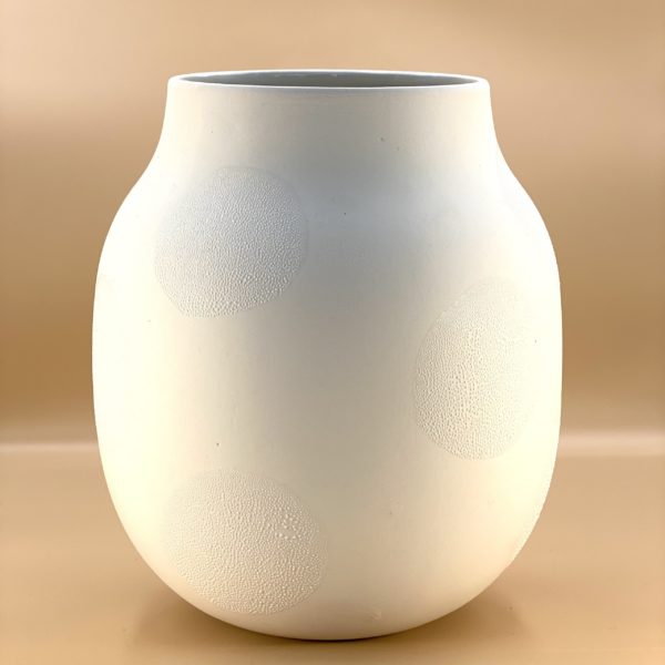 VASE BLANC TEXTURE - RADER