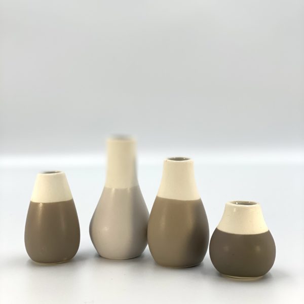 LES 4 PETITS VASES NATURE- RADER