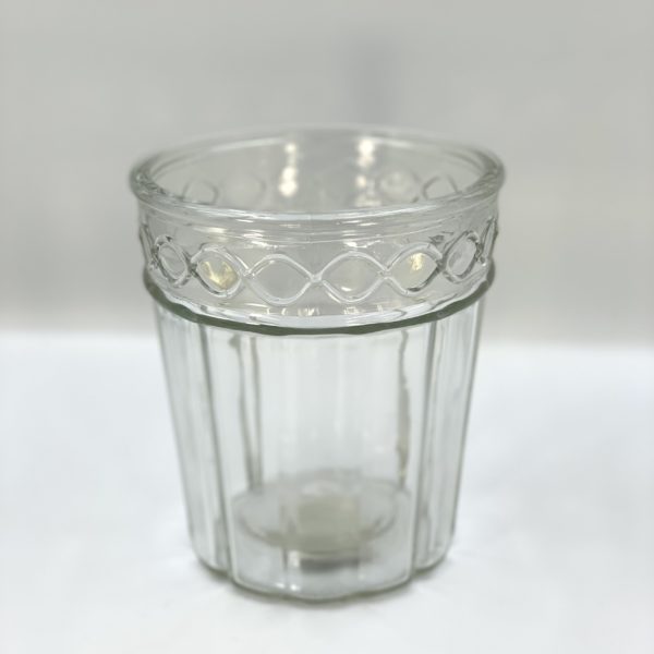 Le pot en verre, vintage