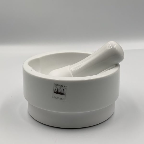 Le mortier et le pilon - Porcelaine blanche -