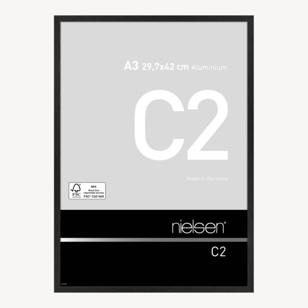 C2 29,7X42 NOIR MAT BROSSE