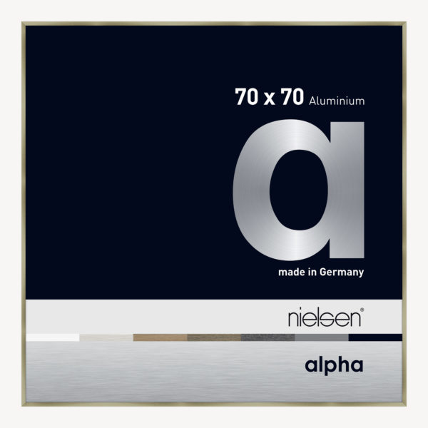 ALPHA 70X70 ACIER BROSSE